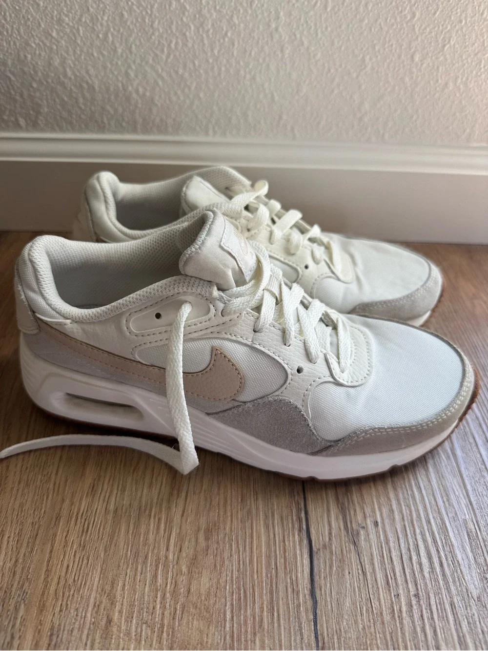 Nike Women’s Air Max Sneakers in White and Gum - Picture 3 of 9
